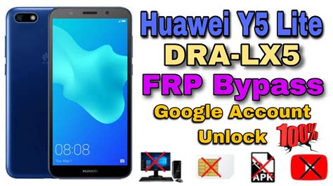 Huawei Y5 Lite DRA LX5 Frp Bypass Google Account Unlock 2024 YouTube