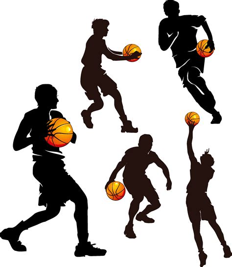 Silhouette Basketball Png Png Image Collection