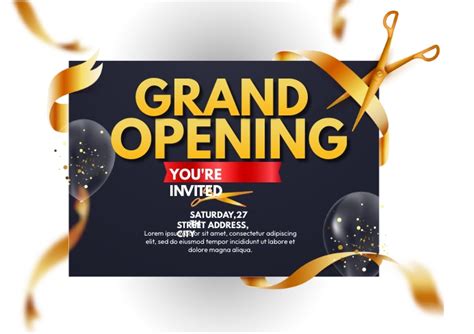 Copy Of Grand Opening Banner Postermywall