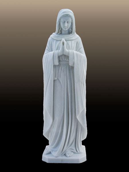 Praying Mary Mother Of God Marble Statue Dsf C108 Danang Sculpture
