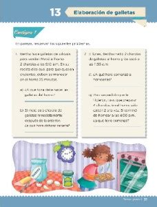 Respuestas a los ejercicios de tu libro de matemáticas sep primaria primer grado bloque 1 página(s) 61, 62, 63, 64, 65, 66, 67, 68, 69, 70, 71, 72, 73. 13. Elaboración de galletas - Ayuda para tu tarea de ...