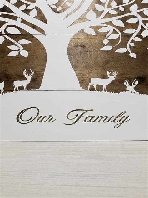 family-wooden-sign-country-family-sign-deer-sign-family-etsy