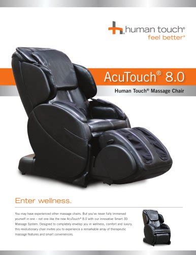 Ht Massage Chairsacutouch 60 Human Touch Pdf Catalogs Documentation Brochures