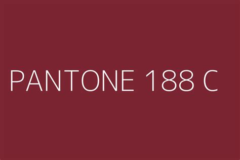 Pantone 188 C Color Hex Code