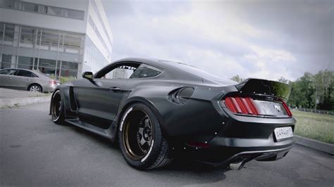 Ford Mustang Clinched Satin Black By Dc Tuning Youtube
