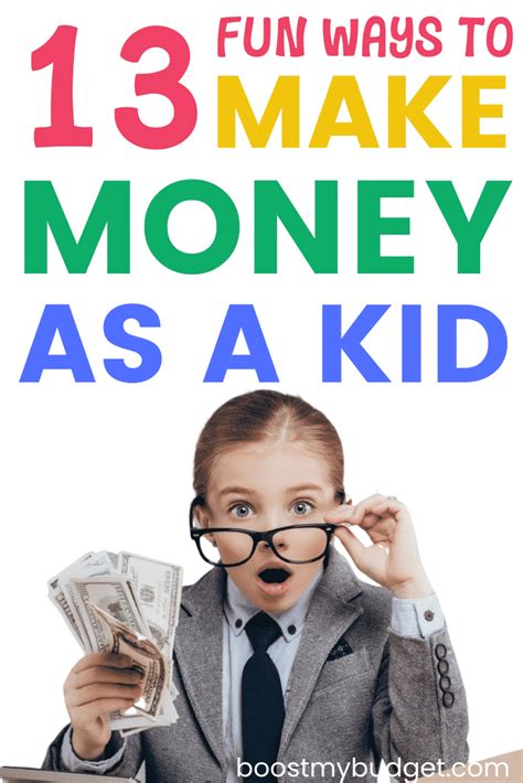 How To Make Money As A Kid 13 Real Ideas That Work Boost My Budget
