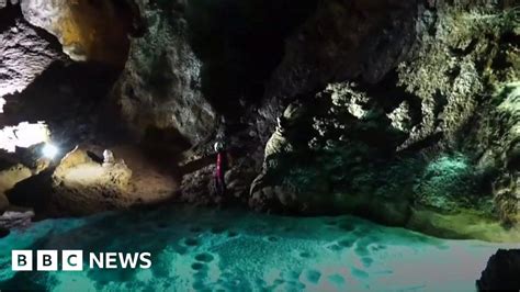 Giant Cave Hall Discovered Down Sinkhole In Guangxi China Bbc News