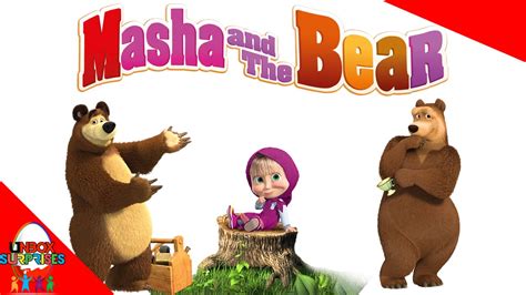 4 Masha And The Bear Маша и Медведь Collectible Figure Pack Youtube
