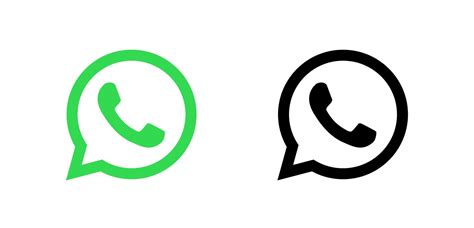 Logotipo De Whatsapp Vector De Logotipo De Icono De Whatsapp Vector