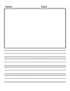 Complete primary checkpoint past papers. Primary Writing Paper-Vertical with Illustration Box and ...