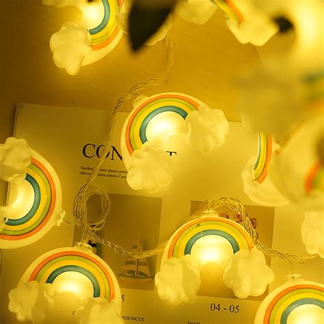 Rainbow Fairy Lightsbirthday Party String Lightsbedroom Etsy