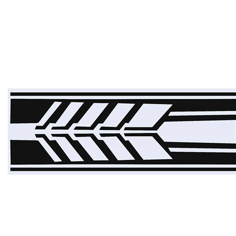 Sports Racing Stripe Graphic Stickers Truck Auto Car Body Side Door