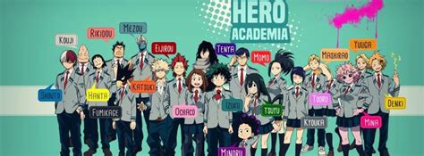 Anime My Hero Academia Heroes Facebook Cover Facebook Cover Anime