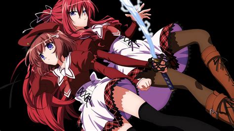 Two Red Hair Female Anime Characters Anime 11 Eyes Kusakabe Misuzu