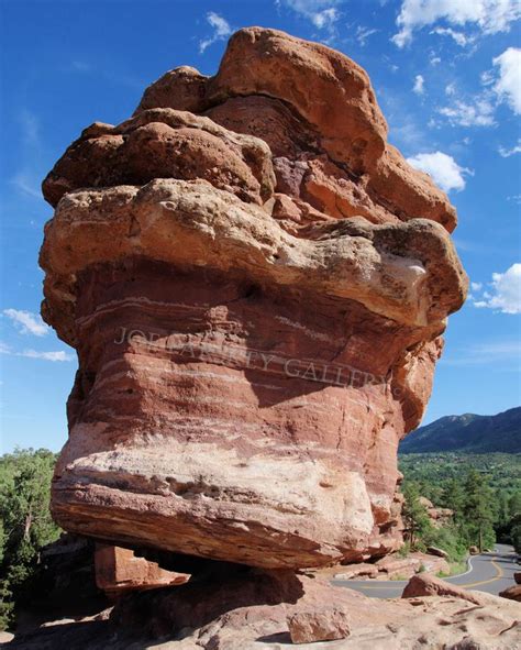 Balance Rock Garden Of The Gods Park Colorado Springs