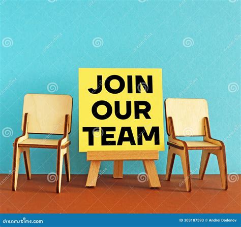 Join Our Team Is Shown Using The Text Stock Image Image Of Team