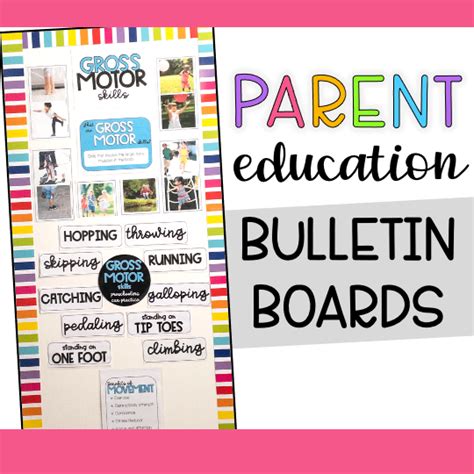 Parent Education Bulletin Boards For Preschools