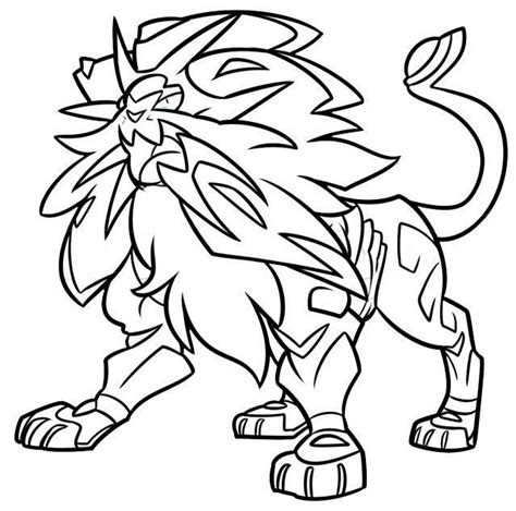 Solgaleo Coloring Pages Coloring Home
