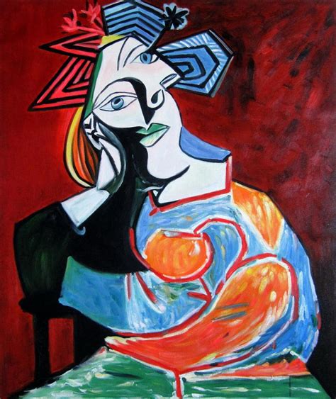 30x36 Inches Rep Pablo Picasso Stretched Oil Painting Canvas Art Wall Decor05d Paintings