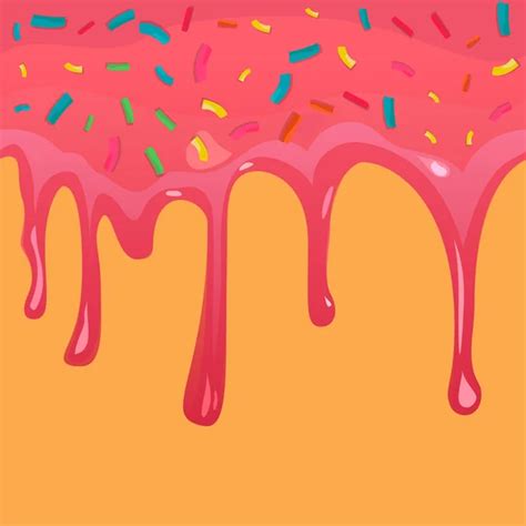30 Dripping Pink Frosting Vector Images Dripping Pink Frosting Illustrations Depositphotos