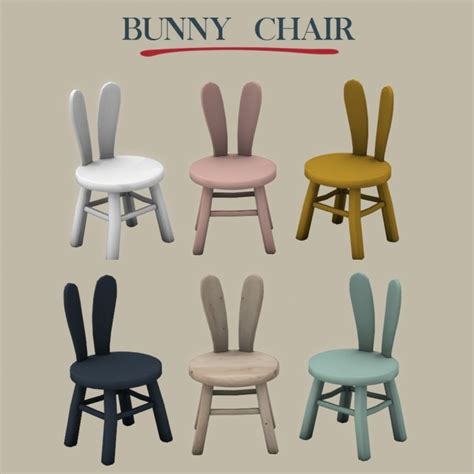 Bunny Chair At Leo Sims Sims 4 Updates