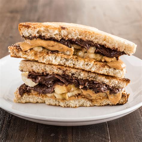 Grilled Chocolate Peanut Butter Banana Sandwich Create Nourish Love