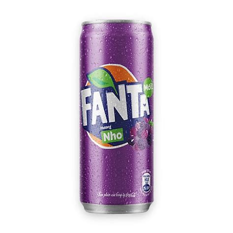 Nước ngọt vị nho Fanta 320ml 1 lon