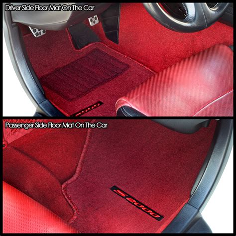 Looped pile and waterproof construction offer easy cleaning. 00-09 HONDA S2000 JDM EXTENDED RED FLOOR MATS CARPET | eBay