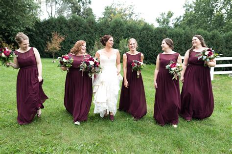 Maroon Floor Length Bridesmaid Dresses Bridesmaid Dresses Burgundy