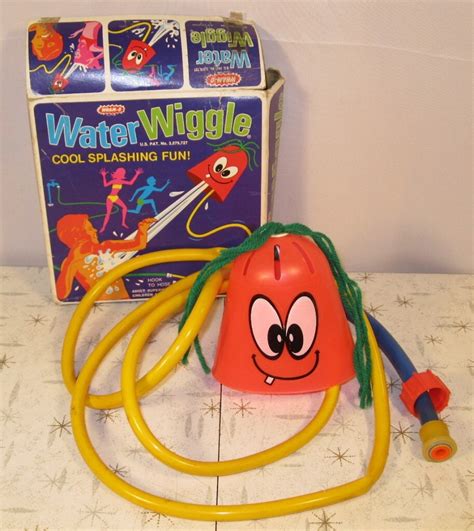 Vintage Wham O Water Wiggle W Original Box Sprinkler Toy 1976
