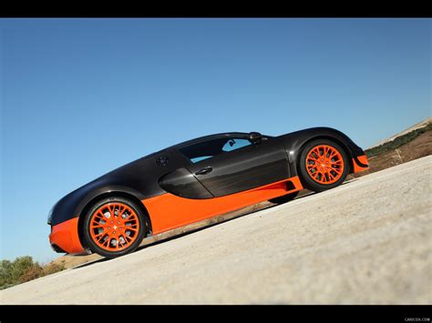 Bugatti Veyron Super Sport Orange And Black Wallpaper 58 1600x1200