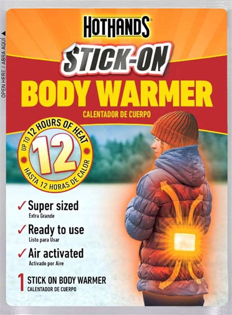 Hothands Stick On Body Warmers