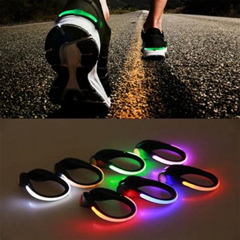Outdoor Running Light Led Luminous Shoe Clip Light Night Safety Warning