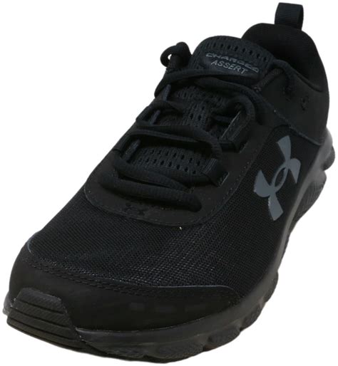 Under Armour Men S Charged Assert 8 Black Ankle High Running 7 5M
