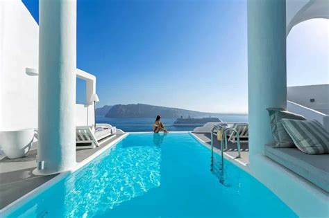 Les 8 meilleurs hôtels avec piscine privée de Santorin
