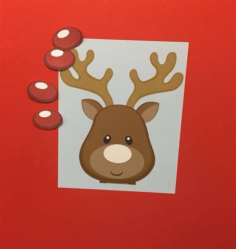 Instant Download Pin The Nose On Rudolph Game Set Etsy