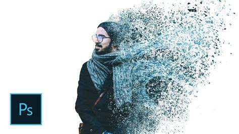 How To Create Particle Dispersion Effect Photoshop Tutorial Cs Cc