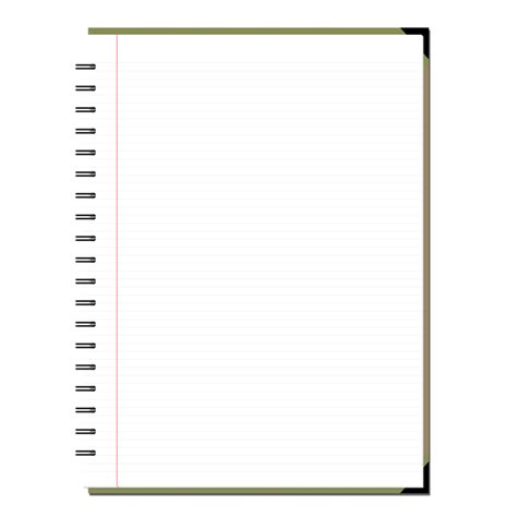 Hoja De Cuaderno Png By Luueditionss Paper Template Paper Template