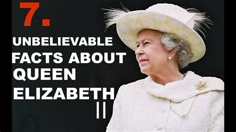 7 unbelievable facts about queen elizabeth ii youtube