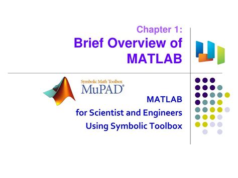 Ppt Chapter 1 Brief Overview Of Matlab Powerpoint Presentation Free