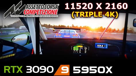 Assetto Corsa Competizione X Triple K Monitor Setup Rtx