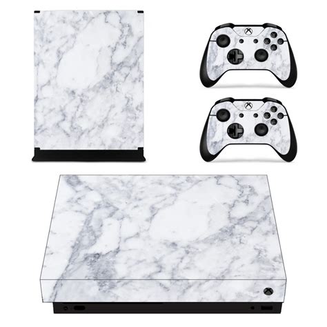 For Microsoft Xbox One X 2 Controllers Console Vinyl Skins Cover
