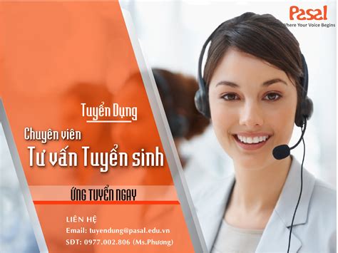 HN HCM Chuyên Viên Tư Vấn Tuyển Sinh tháng 04 2017