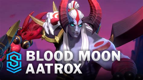 Blood Moon Aatrox Wild Rift Skin Spotlight Youtube