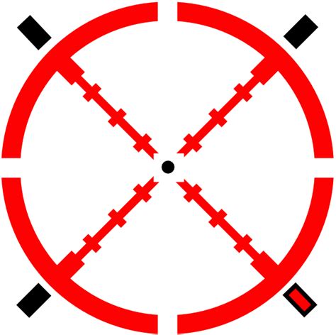 Download Red Crosshairs Png Cross Hairs Transparent Png Download