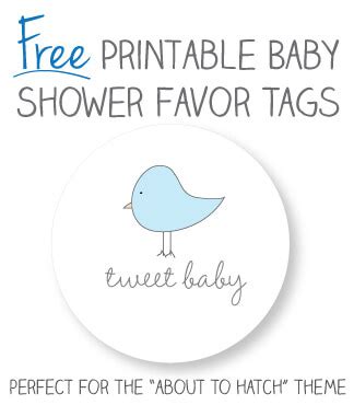 These baby shower favor tags make any baby shower just a little sweeter! Baby Shower Favor Tag Printables | CutestBabyShowers.com
