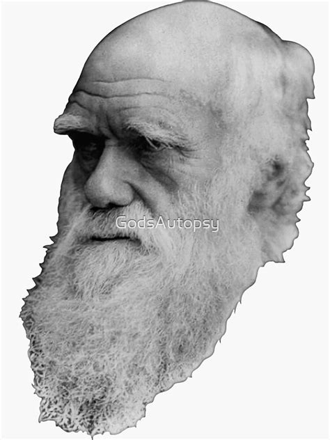Darwin Floating Head Iv Top Quality Sticker For Sale By Godsautopsy