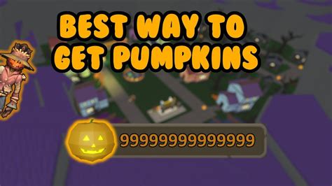 How To Get Pumpkins Fast In Roblox Giant Simulator Youtube