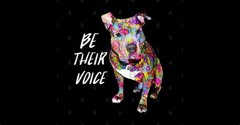 Pitbull Be Their Voice Pitbull Lover Posters And Art Prints