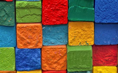 Colourful Brick Hd Wallpaper Wallpapersxplore Free Hd Desktop